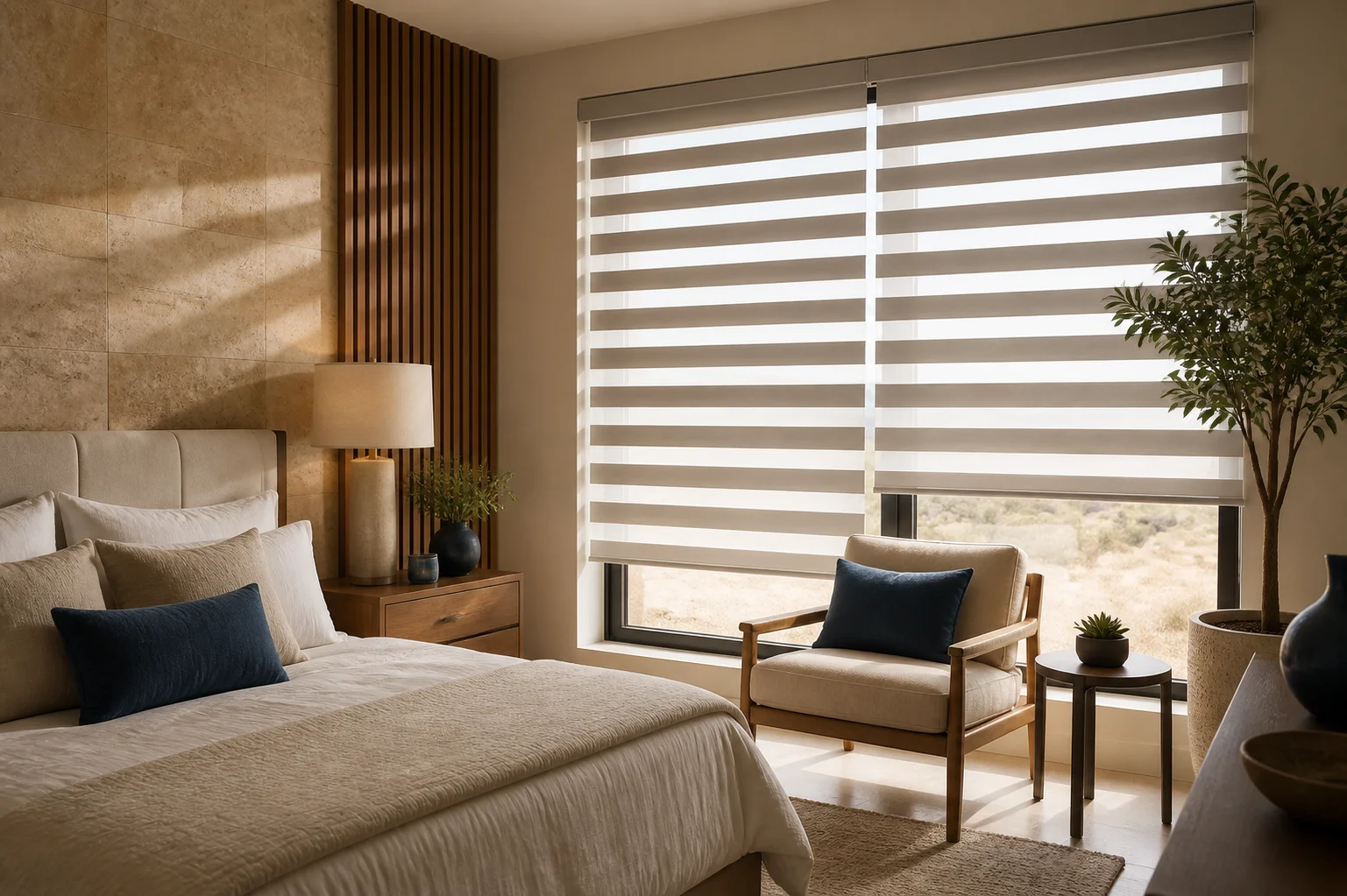 Decoración e interiorismo con persianas premium — Multiacabados